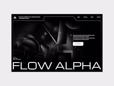 Flow Alpha — Brand & Web Design