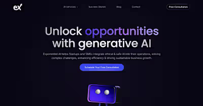 Exponentiel Webflow Website