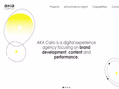 AKA Cairo - Agency Website Development