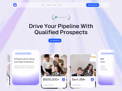Outreachify Framer Website Development