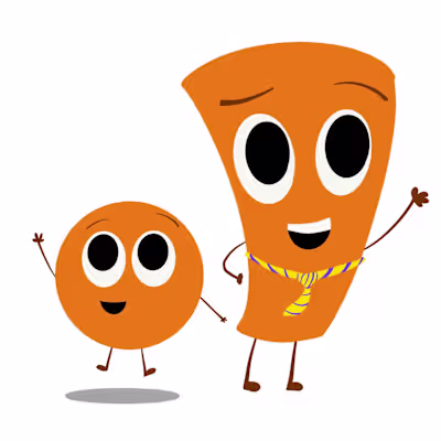 Vibrant Brand Mascot Creation for Mentorship Business