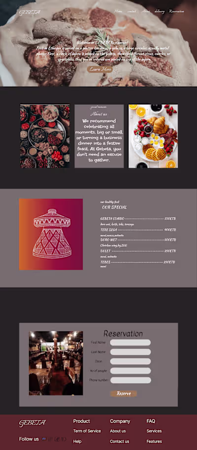 Web design