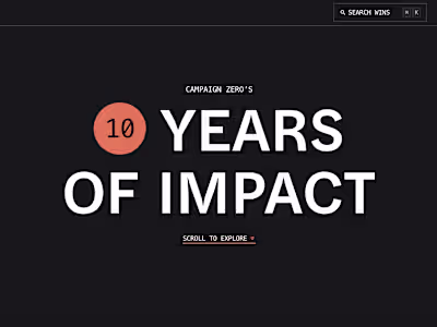 Campaign Zero's 10 Years of Impact
