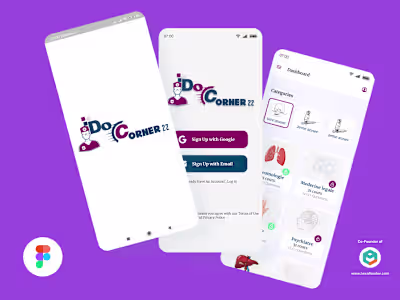 E-learning quiz / Mobile App Design
