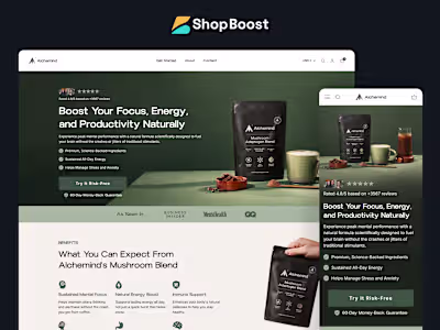 Homepage for Alchemind