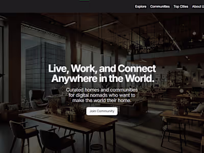 UrbanNest — Framer Design & Development