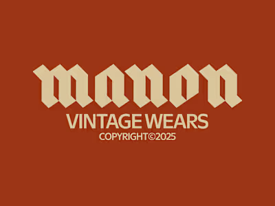 Manon Vintage Wears- Brand Identity Design
