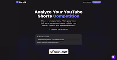 ShortsIQ Development for Optimal Posting Times