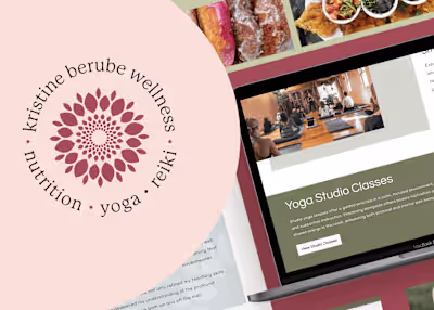 Brand & Site Design for Kristine Berube Wellness