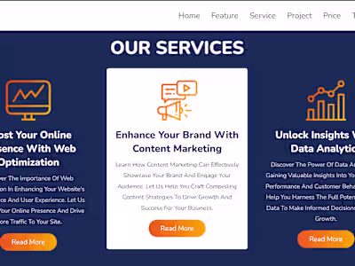 Ecommerce Landing Page 