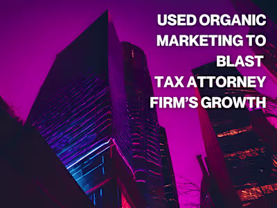 Growth Marketing That Increased Tax Firm to $50k Monthly Revenue