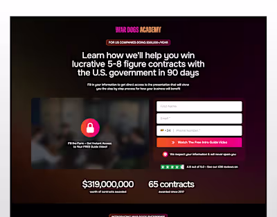 High-Converting Sales Funnel Webflow Website