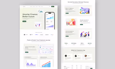 Finance Website Design