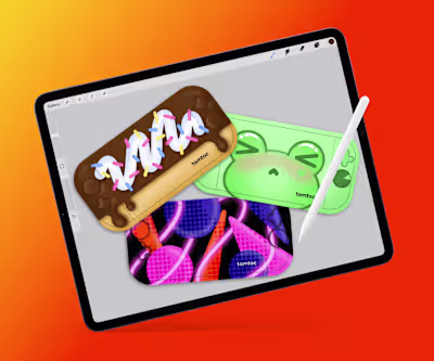 Tomtoc Switch 2 Case Illustrations