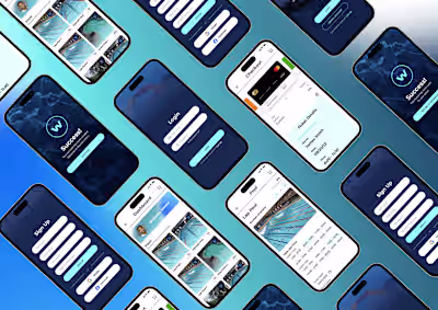 Swimming Ticket Booking Application UI UX Design on Behance