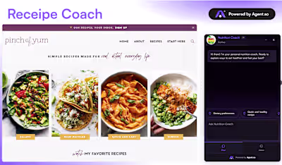 AI Integration Showcase for Pinch of Yum