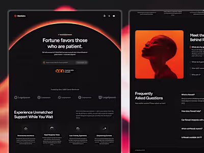 Waitlist Website Template Design