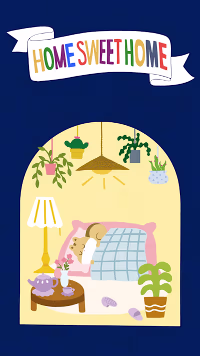 Home sweet home poster