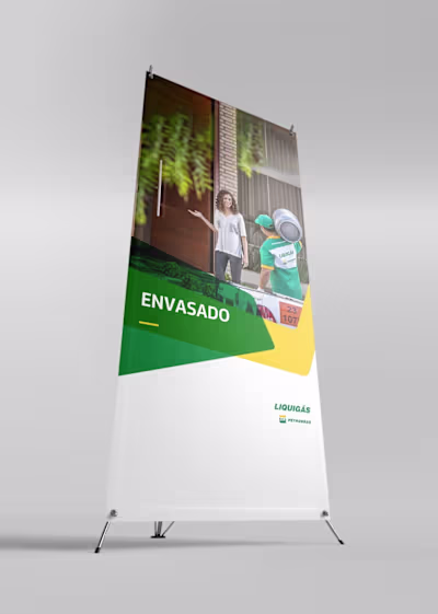 Banner Design for Liquigás Distributor