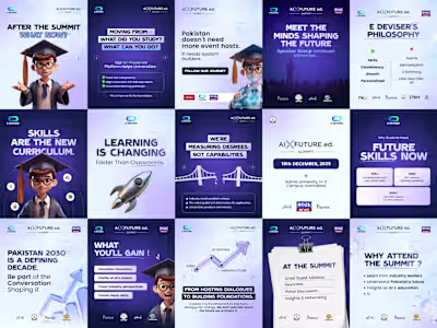 AI X Future — Visual Identity & Creative Design - Abdullah Fozi