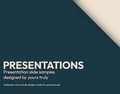 Presentations