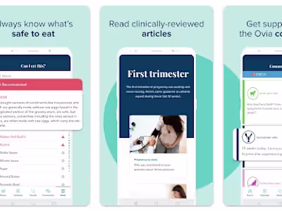 Ovia Pregnancy & Baby Tracker(React Native Mobile App)