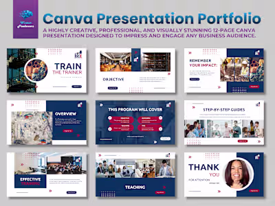 Creative 45-Page Canva Presentation Design