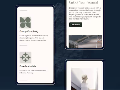 Business Coaching Website 
