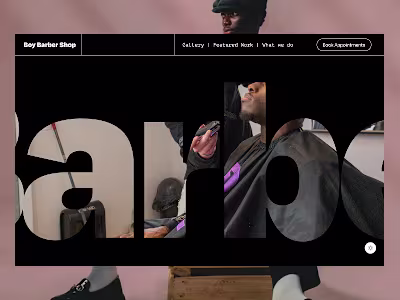 Boy Barbershop Website Development