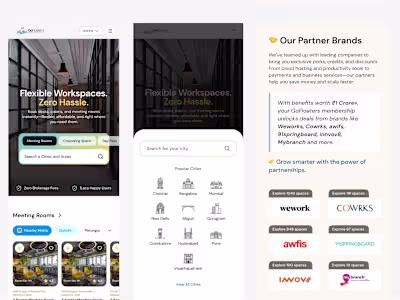 Recent Work: We revamped the GoFloaters website to bring bra...