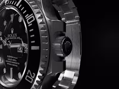 Rolex Watch 3D Product Animation