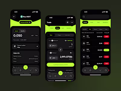 Here is my new exploration for Finance Mobile App. Feel free...