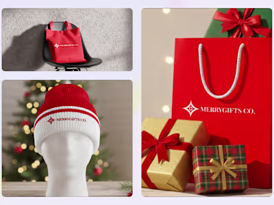 MerryGifts Co. Festive Brand Design