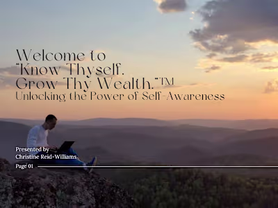 Know Thyself, Grow Thy Wealth DISC Assessment – Content Cour...