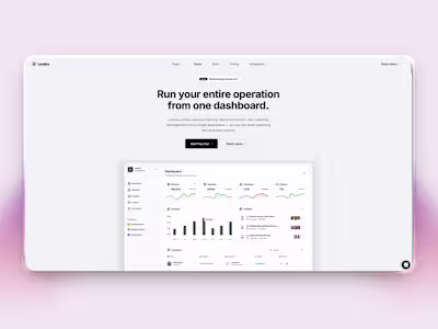 Lumina 3.0 — 14-Page SaaS Template