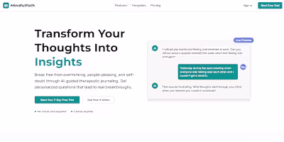 Development of MindfulMap AI-Powered Journaling App