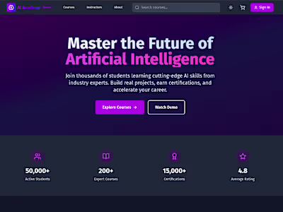 AI Academy - Master the Future of Technology