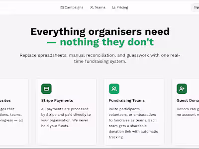 Giverlink - Agnostic Fundraising Platform