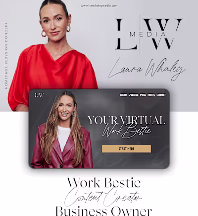 Home Page Design for CEOs, Coaches, & Influencers