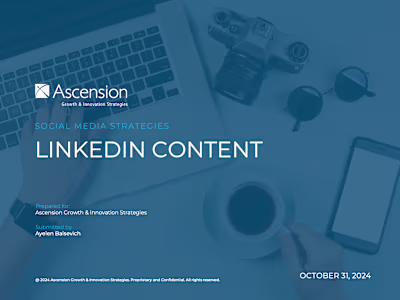 LinkedIn Content Strategy for Ascension