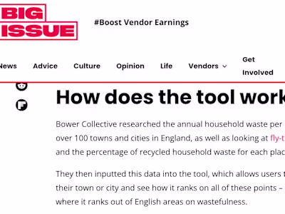 DATA JOURNALISM: England’s least wasteful towns and cities 