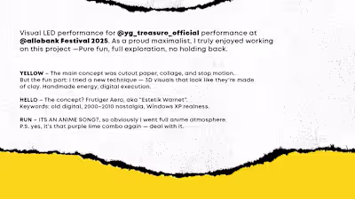 TREASURE – K-Pop LED Motion Visuals