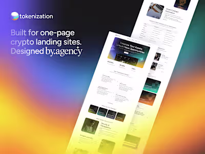 Tokenization - Technology Website Template