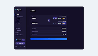 Groundbreaking DeFi that combines DEX with integrated lending