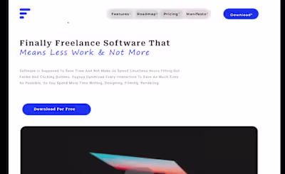 Local Freelancing Agency Landing Page | Web Design