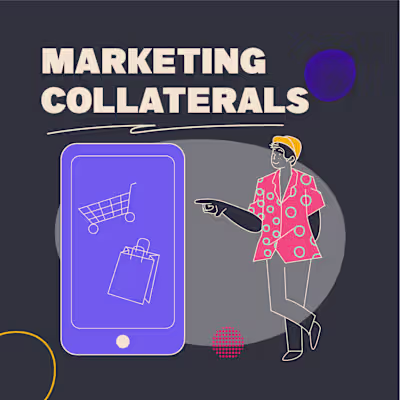 marketing collaterals on Behance