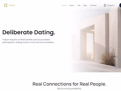TrulyUs - Deliberate Dating with Integrity
