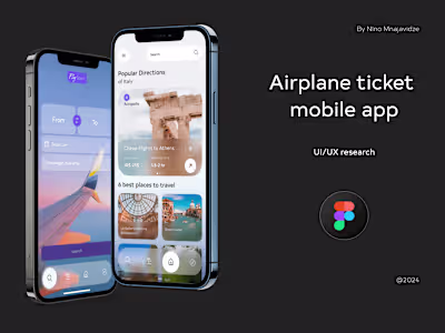 Airplane Ticket mobile app