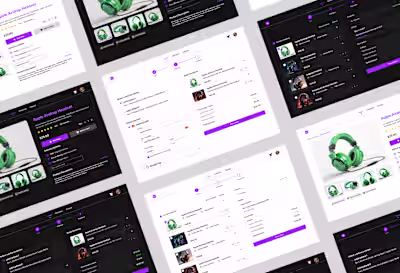 E-commerce Accessories Web Design