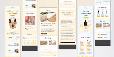 Email design concept done for a Dutch personal care brand. 🦶